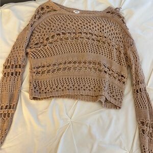 Garage Women's Brown Knit Sweater